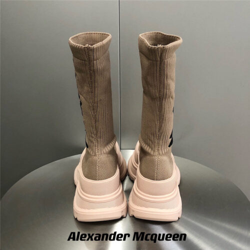 High Quality Luxury Alexander McQueen Platform Socks Shoes – Style 65443 product detail