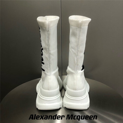 High Quality Luxury Alexander McQueen Platform Socks Shoes product detail