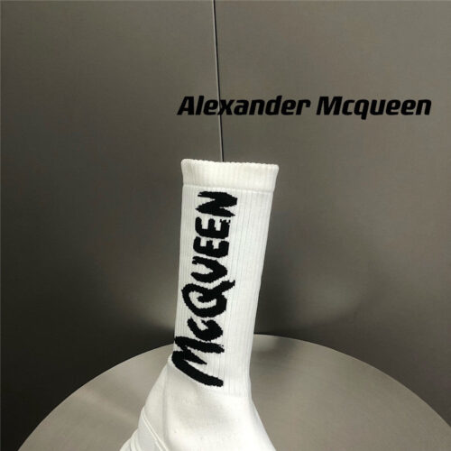 High Quality Luxury Alexander McQueen Platform Socks Shoes product detail