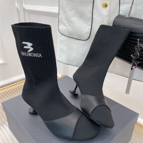 High Quality Luxury Balenciaga Sock Boots – Style 48867 alternate view