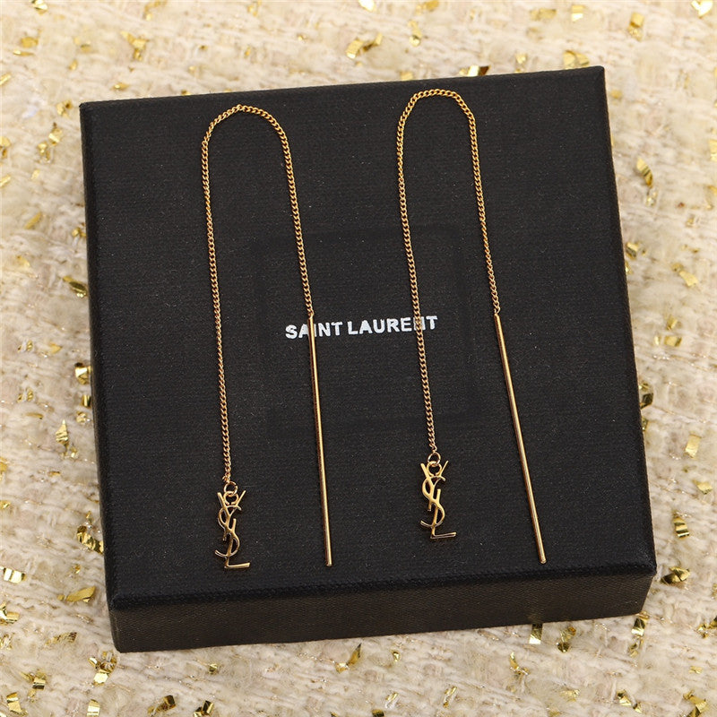High Quality Luxury YSL Classic Simple Earrings