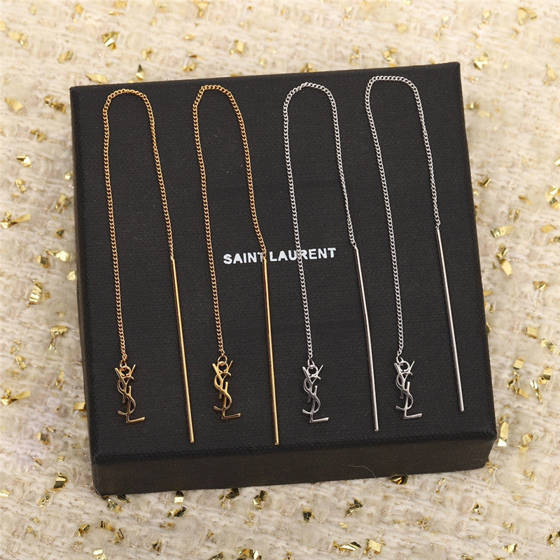 High Quality Luxury YSL Classic Simple Earrings product detail