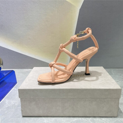 High Quality Luxury Jimmy Choo Square Toe Heeled Sandals product detail