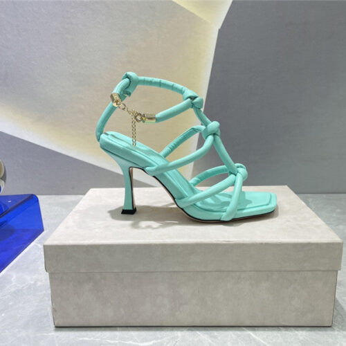 High Quality Luxury Jimmy Choo Square Toe Heeled Sandals – Style 63319 product detail