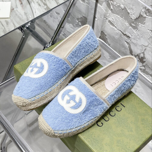 High Quality Luxury Gucci GG Espadrilles Flat Shoes – Style 05043 alternate view