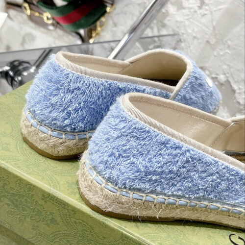 High Quality Luxury Gucci GG Espadrilles Flat Shoes – Style 05043 product detail