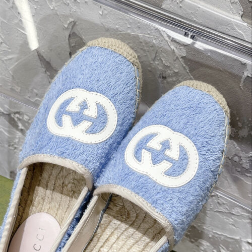 High Quality Luxury Gucci GG Espadrilles Flat Shoes – Style 05043 product detail