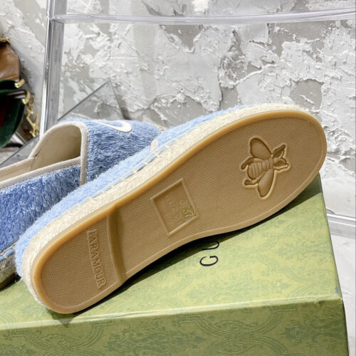 High Quality Luxury Gucci GG Espadrilles Flat Shoes – Style 05043 product detail