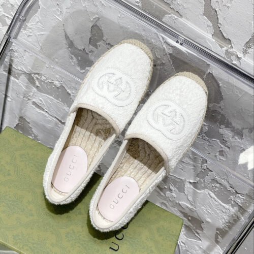 High Quality Luxury Gucci GG Espadrilles Flat Shoes – Style 72275 product detail