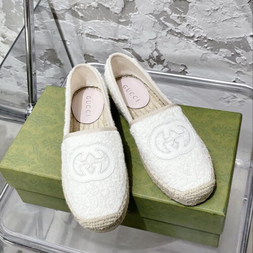 High Quality Luxury Gucci GG Espadrilles Flat Shoes – Style 72275 product detail