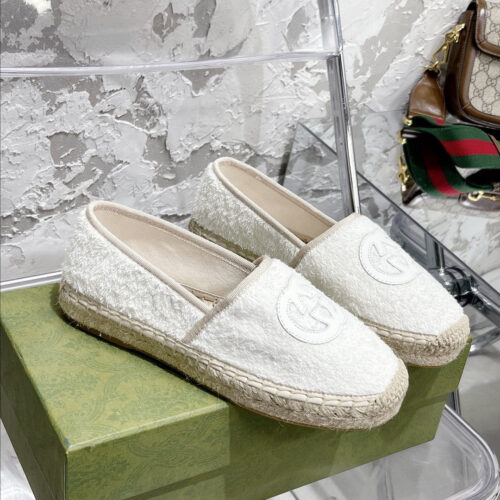 High Quality Luxury Gucci GG Espadrilles Flat Shoes – Style 72275 alternate view