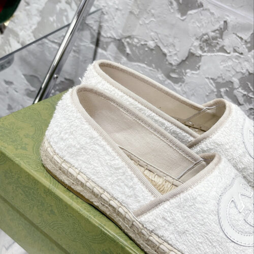 High Quality Luxury Gucci GG Espadrilles Flat Shoes – Style 72275 product detail