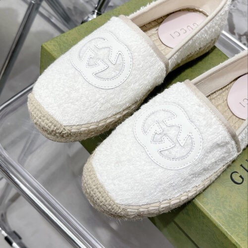 High Quality Luxury Gucci GG Espadrilles Flat Shoes – Style 72275 product detail