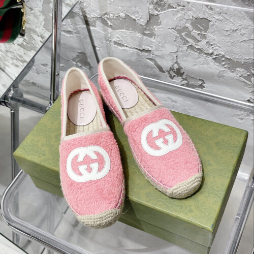 High Quality Luxury Gucci GG Espadrilles Flat Shoes product detail