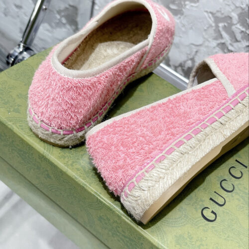 High Quality Luxury Gucci GG Espadrilles Flat Shoes product detail