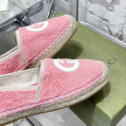 High Quality Luxury Gucci GG Espadrilles Flat Shoes product detail