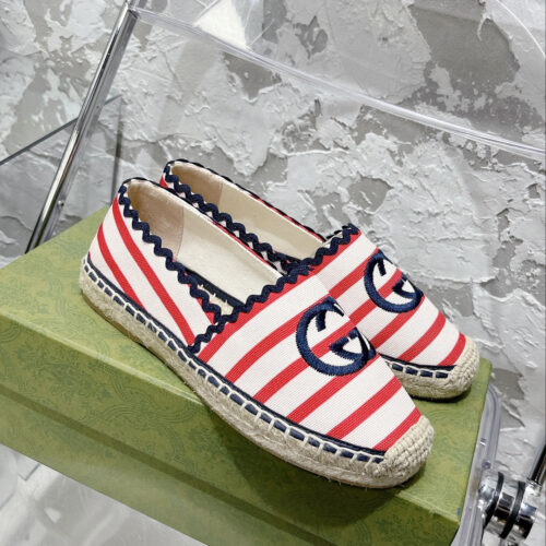 High Quality Luxury Gucci GG Espadrilles Flat Shoes – Style 73971 product detail