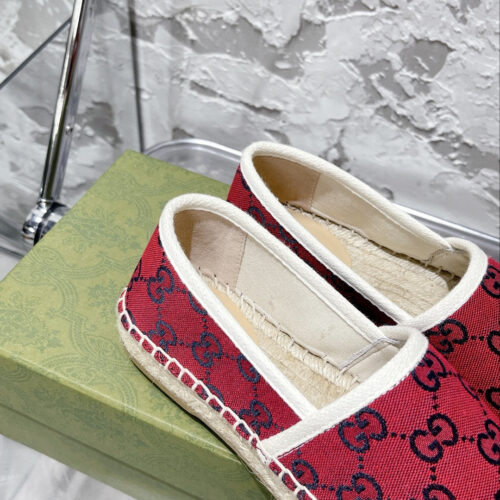 High Quality Luxury Gucci GG Espadrilles Flat Shoes – Style 41203 product detail