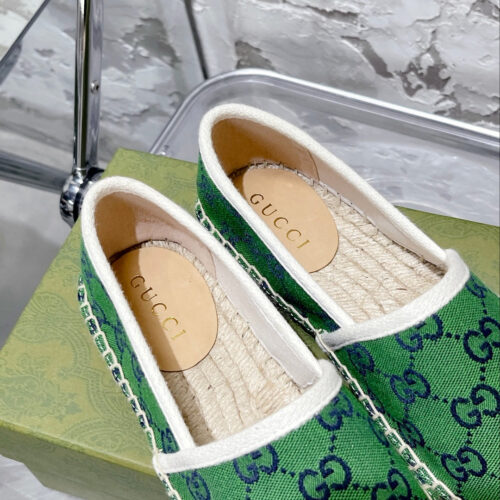 High Quality Luxury Gucci GG Espadrilles Flat Shoes – Style 42899 product detail