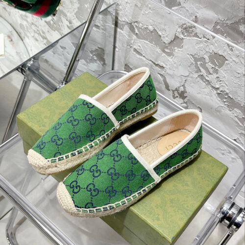 High Quality Luxury Gucci GG Espadrilles Flat Shoes – Style 42899 alternate view
