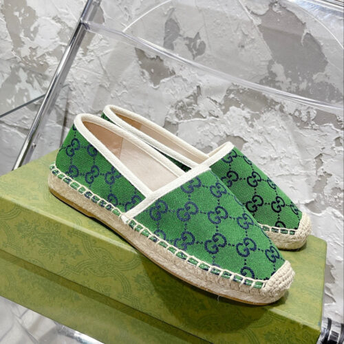 High Quality Luxury Gucci GG Espadrilles Flat Shoes – Style 42899 product detail