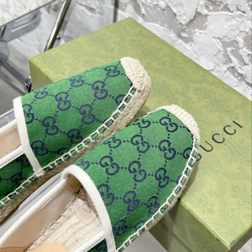 High Quality Luxury Gucci GG Espadrilles Flat Shoes – Style 42899 product detail