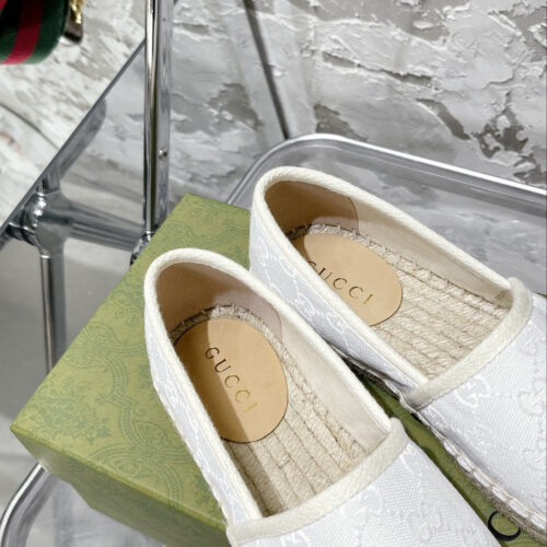 High Quality Luxury Gucci GG Espadrilles Flat Shoes – Style 08435 product detail