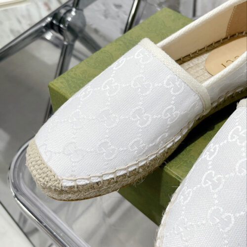 High Quality Luxury Gucci GG Espadrilles Flat Shoes – Style 08435 product detail
