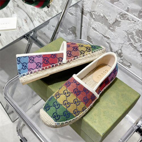 High Quality Luxury Gucci GG Espadrilles Flat Shoes – Style 10131 product detail