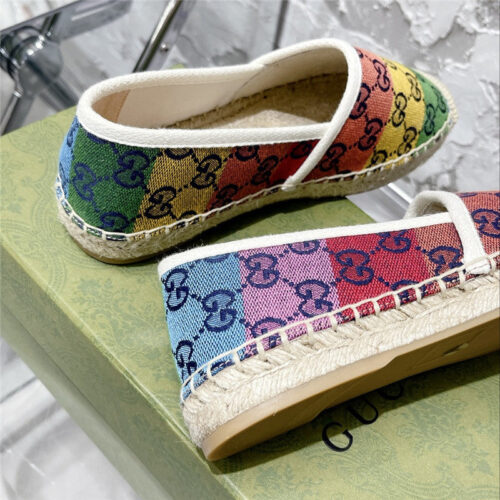 High Quality Luxury Gucci GG Espadrilles Flat Shoes – Style 10131 product detail