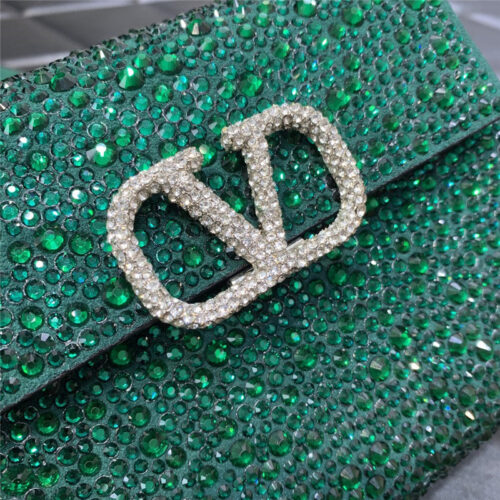 High Quality Luxury Valentino Garavani Vsling Crystal Bag product detail