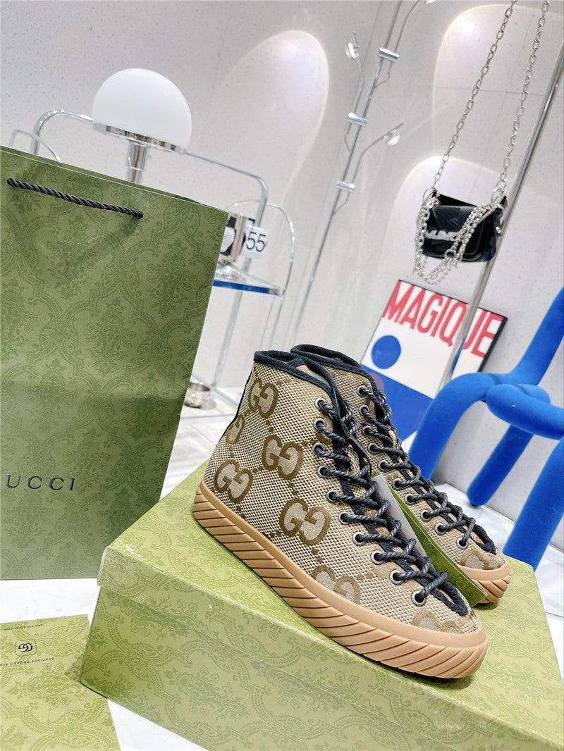 High Quality Luxury Gucci High Top Casual Sneakers product detail