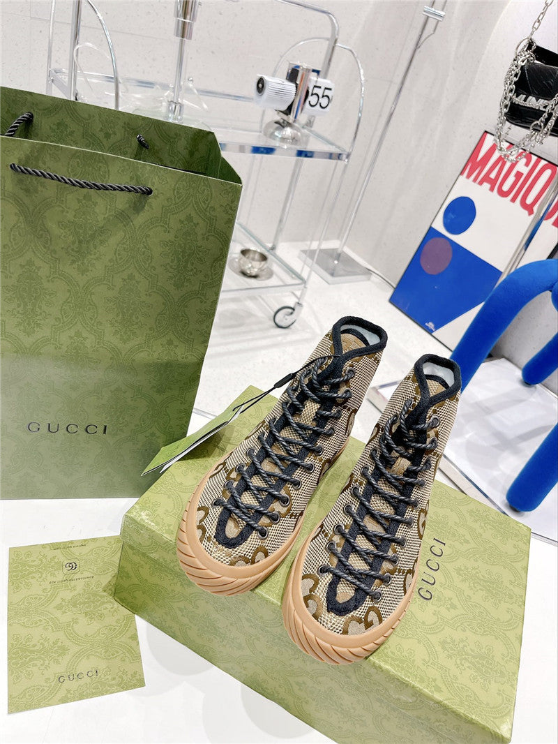 High Quality Luxury Gucci High Top Casual Sneakers product detail