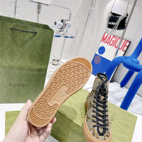 High Quality Luxury Gucci High Top Casual Sneakers product detail