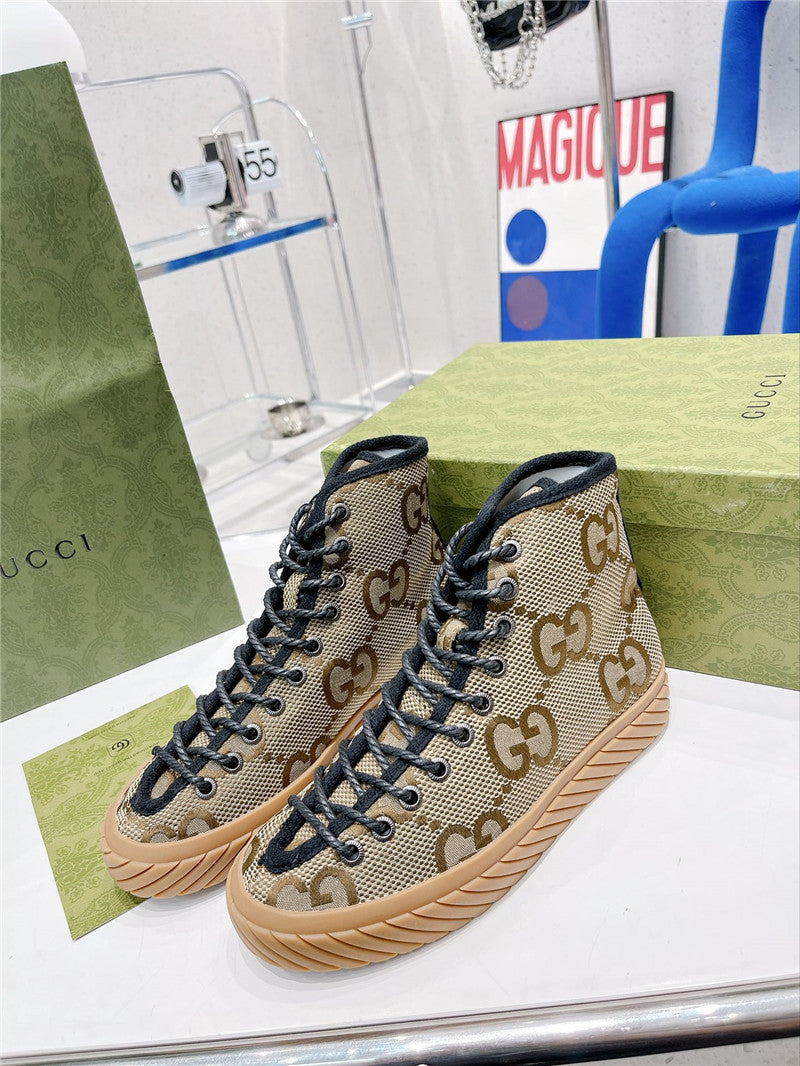 High Quality Luxury Gucci High Top Casual Sneakers
