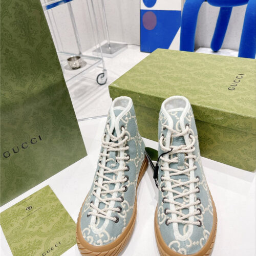 High Quality Luxury Gucci High Top Casual Sneakers – Style 17811 product detail
