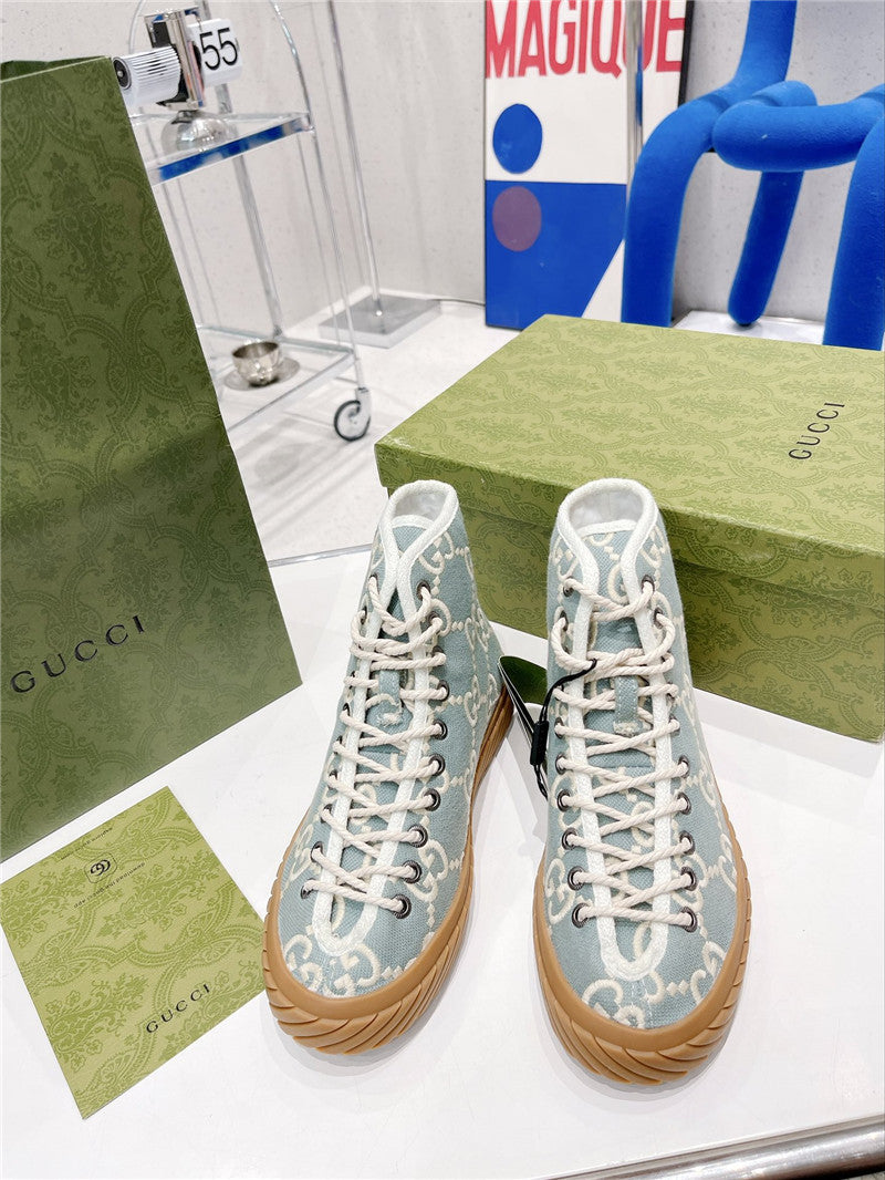 High Quality Luxury Gucci High Top Casual Sneakers – Style 17811 product detail
