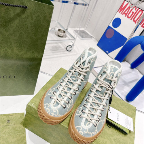 High Quality Luxury Gucci High Top Casual Sneakers – Style 17811 alternate view
