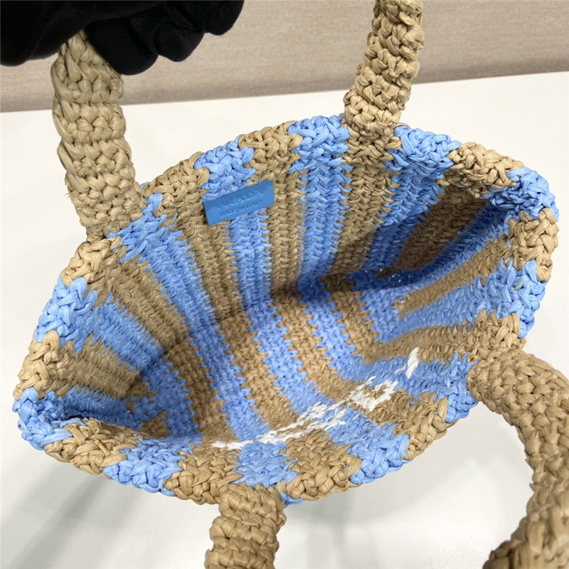 High Quality Luxury Prada Raffia Tote Bag product detail