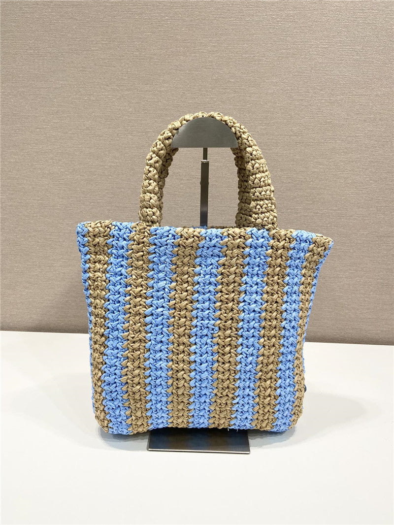 High Quality Luxury Prada Raffia Tote Bag product detail