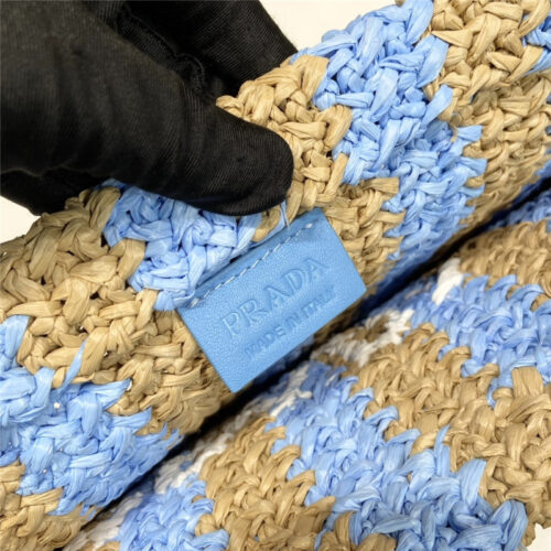 High Quality Luxury Prada Raffia Tote Bag product detail