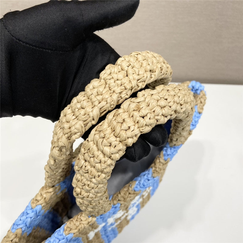 High Quality Luxury Prada Raffia Tote Bag product detail