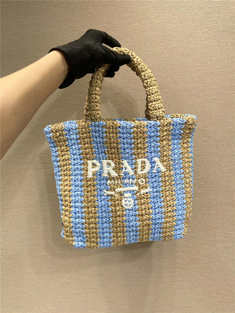 High Quality Luxury Prada Raffia Tote Bag product detail