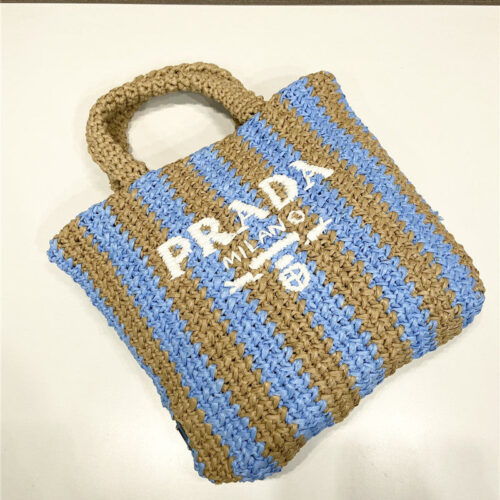 High Quality Luxury Prada Raffia Tote Bag product detail