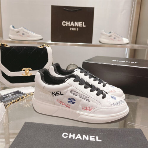 High Quality Luxury Chanel White Sneakers