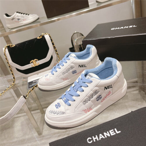 High Quality Luxury Chanel White Sneakers Womens alternate view