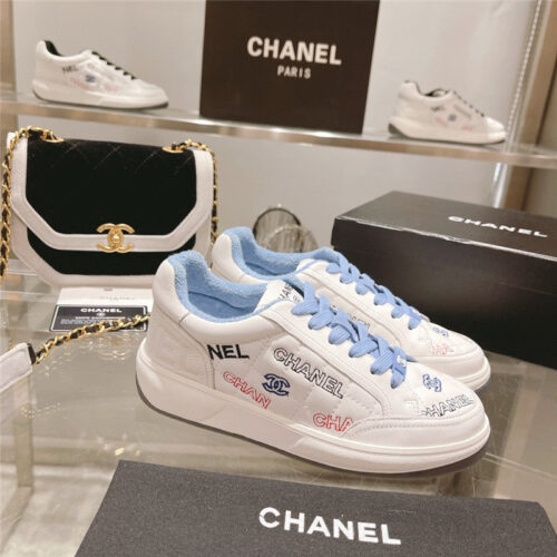 High Quality Luxury Chanel White Sneakers Womens