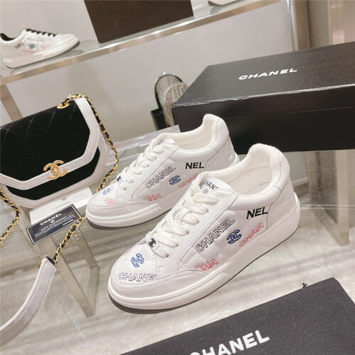 High Quality Luxury Chanel White Sneakers Womens – Style 62790 alternate view