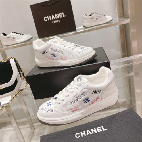 High Quality Luxury Chanel White Sneakers Womens – Style 62790 product detail