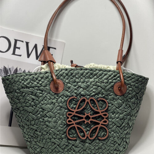 High Quality Luxury Loewe Anagram Basket Bag Mini – Style 26494